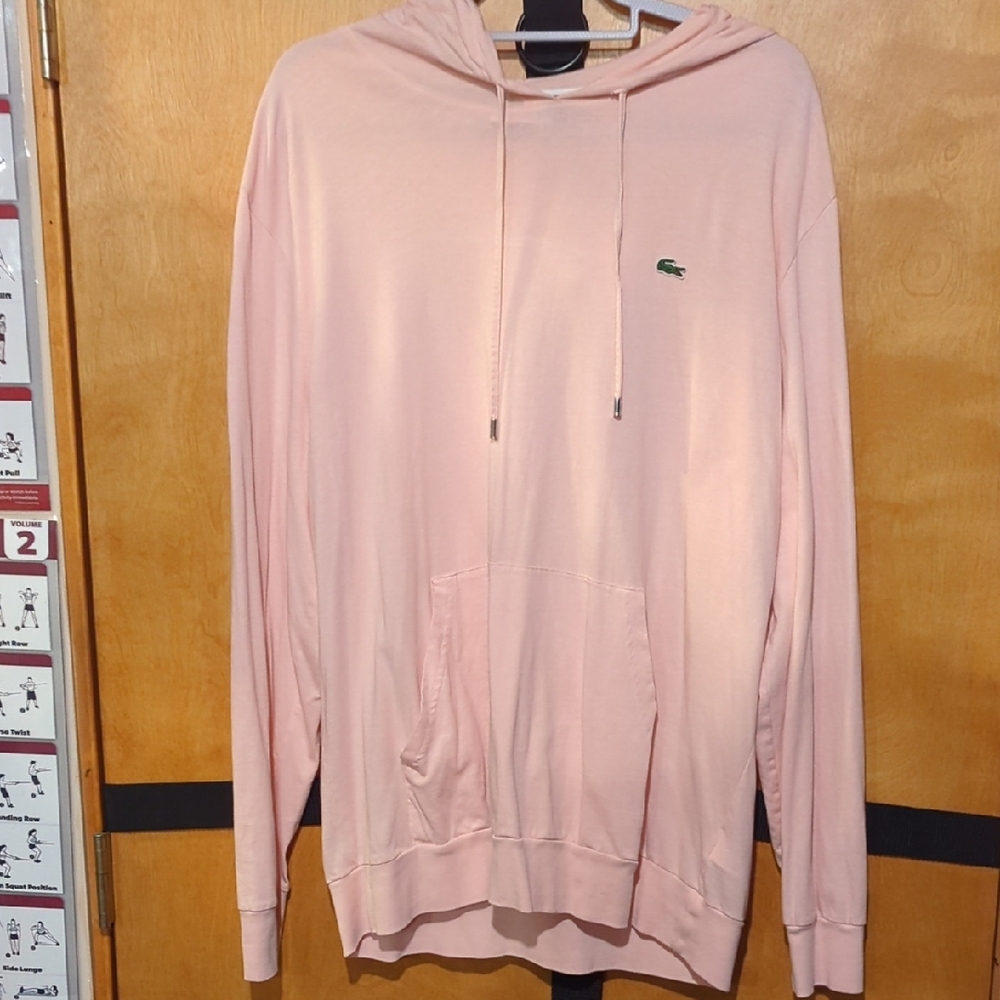 Lacoste Men's Light Pink Hoodie